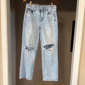 American Eagle Stovepipe Light Blue Women's Jeans